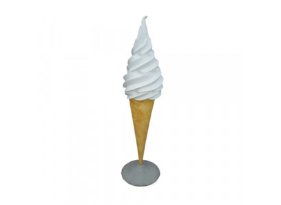 Lody Figura Statua Stojak Lodziarnia Restauracja Gastronomia