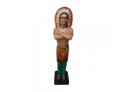 Statua z figurami indyjskimi, posągami, rzeźbami, rzeźbami tubylców, 192cm.