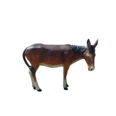 Osiołek Ozdobna Figurka Figurki Ogrodowe Figurki 150cm Naturalnej Wielkości Figura Plastikowa