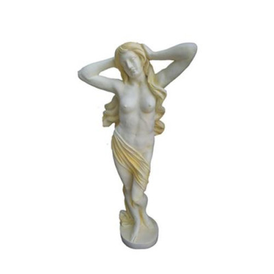 Figura dekoracyjna rzeźba statua 148x71 cm figurki posągi rzeźby kobieta skrzynia R110
