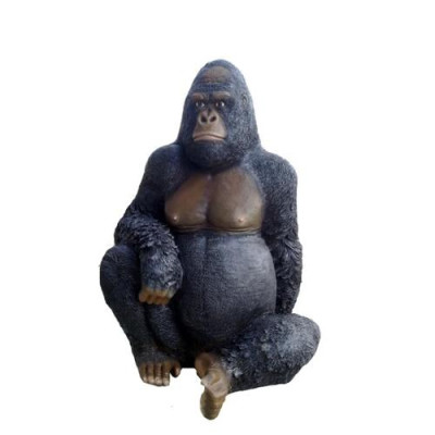 Piękna abstrakcyjna autorska rzeźba małpy, figuryWysokość 110 cm.