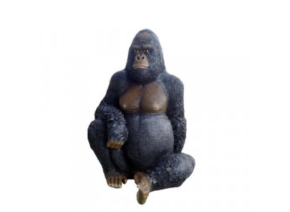Piękna abstrakcyjna autorska rzeźba małpy, figuryWysokość 110 cm.