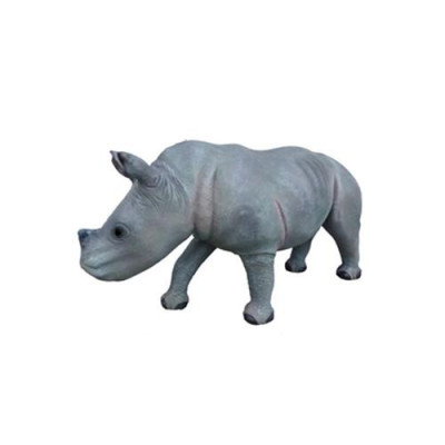 Nasshorn Figurka Dekoracyjna Figurki Ogrodowe Figurki 142cm Zwierzęta Zoo Figurka Plastikowa