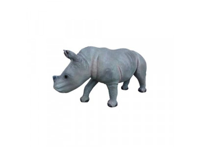 Nasshorn Figurka Dekoracyjna Figurki Ogrodowe Figurki 142cm Zwierzęta Zoo Figurka Plastikowa