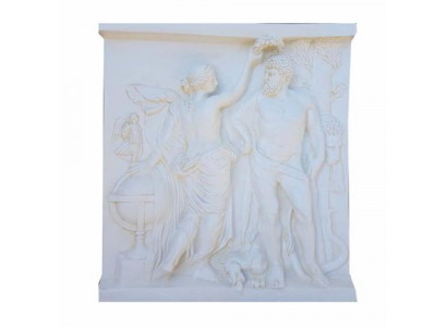 Antyk styl malarstwo reliefowe figura dekoracyjna statua 94 x 100 cm figurki statuetki rzeźby