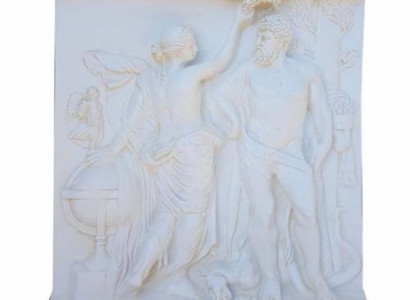 Antyk styl malarstwo reliefowe figura dekoracyjna statua 94 x 100 cm figurki statuetki rzeźby