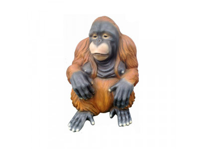 Orangutan małpa figura abstrakcyjne figury posągi nowoczesny malowany nowy posąg 79 cm