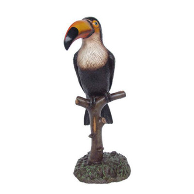 Dekoracja ogrodowa Ptak Tukan 80cm Figurka Statua Rzeźby Figurki Papuga 113cm