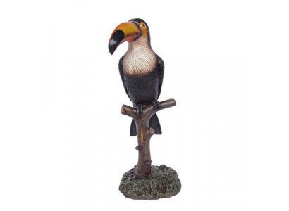 Dekoracja ogrodowa Ptak Tukan 80cm Figurka Statua Rzeźby Figurki Papuga 113cm