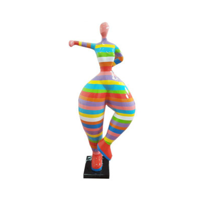 Nowoczesna figura baleriny rzeźba z PVC dekoracja 85cm figurki dekoracyjne posągi nowość