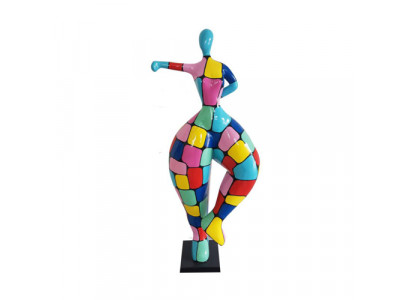 Nowoczesna figura baleriny rzeźba z PVC dekoracja 85cm figurki dekoracyjne posągi nowość