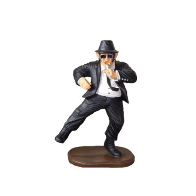 Dekoracyjna figura statua rzeźba 90 cm figurki posągi rzeźby taniec czarnych mężczyzn P121