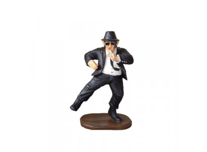 Dekoracyjna figura statua rzeźba 90 cm figurki posągi rzeźby taniec czarnych mężczyzn P121