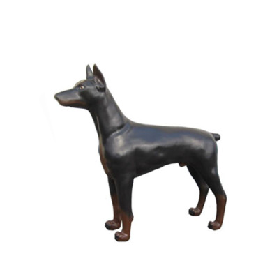 Doberman manekin dla psa ochrona przed włamaniem pies bojowy dekoracja psa statua rzeźba