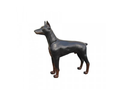 Doberman manekin dla psa ochrona przed włamaniem pies bojowy dekoracja psa statua rzeźba