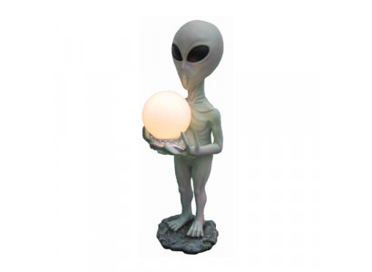 Nowoczesna lampa stołowa Niezwykła Lampa Figura Alien Oświetlenie rzeźby figurowej