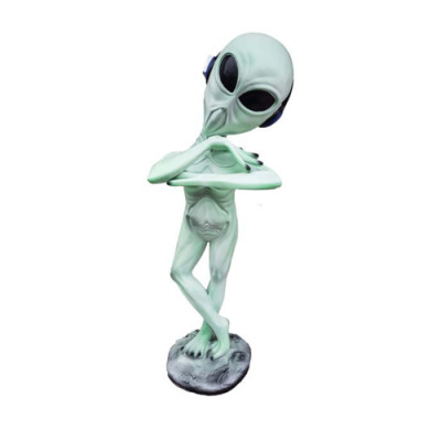 Figura dekoracyjna rzeźba statua 92 cm figurki posągi rzeźby ogrodowe kosmita P136