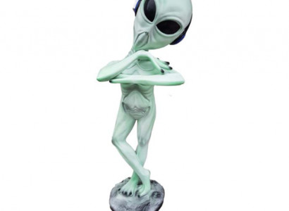 Figura dekoracyjna rzeźba statua 92 cm figurki posągi rzeźby ogrodowe kosmita P136