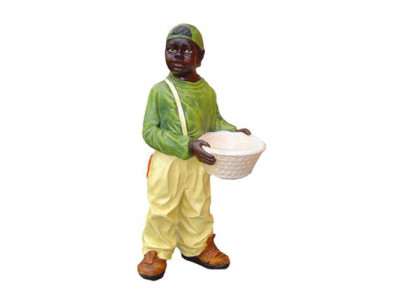 Figura Dekoracyjna Rzeźba Statua 90 cm Figury Statuy Rzeźby Czarny USA P36