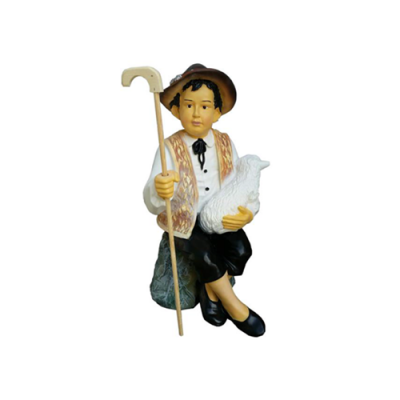 Figurka Dekoracyjna Rzeźba Statua 80 cm Figurki Posągi Rzeźby Młody Pasterz Nowość P123