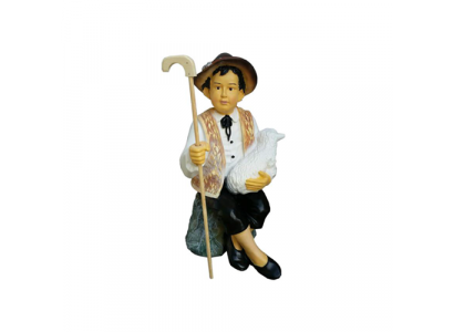 Figurka Dekoracyjna Rzeźba Statua 80 cm Figurki Posągi Rzeźby Młody Pasterz Nowość P123