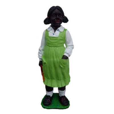 Dekoracyjna figurka statua rzeźba 8 cm figurki posągi rzeźby czarna dziewczyna P38