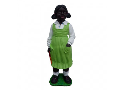 Dekoracyjna figurka statua rzeźba 8 cm figurki posągi rzeźby czarna dziewczyna P38