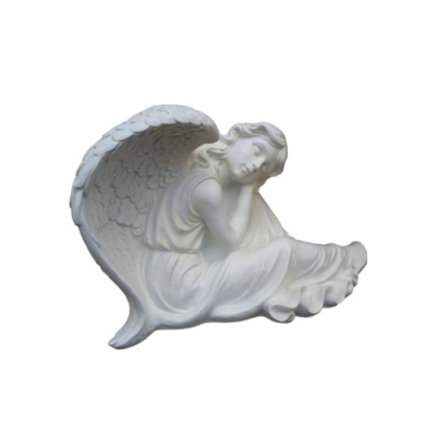 Figura dekoracyjna rzeźba statua 40 x 70 cm figurki posągi rzeźby anioł ogrodowy R109