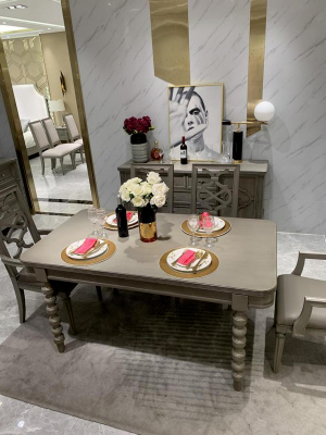 jadalnia Tabela Drewno Tabela Luxury Stół obiadowy Design Meble Drewno stoły do ​​jadalni 160x90cm