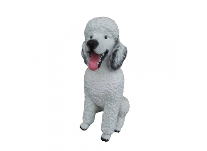 Pudel Ozdobna Figurka Figurki Ogrodowe Figurki 62cm Naturalnej Wielkości Figura Plastikowa