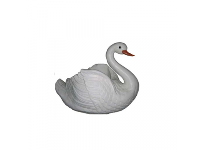 Łabędź Ozdobna Figurka Figurki Ogrodowe Figurki 34cm Naturalnej Wielkości Figura Plastikowa