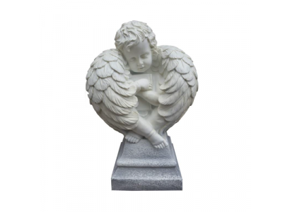 Figura dekoracyjna rzeźba statua 54 cm figurki posągi rzeźby anioł ogrodowy R108