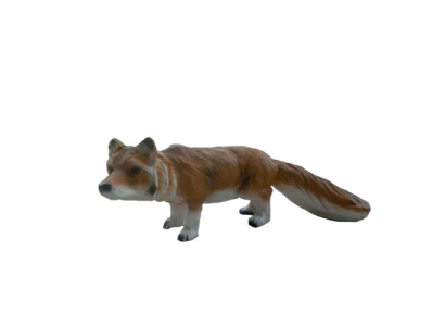 Dekoracja Ogrodowa Figurki Plastikowe Ręcznie Malowana Figurka Lisa 35 cm Figurki