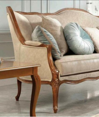 Sofa 3 miejsce do siedzenia Kanapa Podkładka Sofy Kanapy Projekt salonu Włókienniczy Materiał Nowy