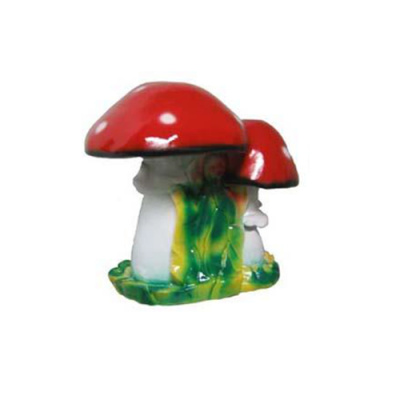 Rzeźba Domek Grzybowy Statua Figurki Ogrodowe 45cm Posągi Rzeźby Rysunek Nowy L6