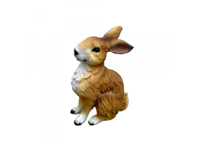 Królik Ozdobna Figurka Figurki Ogrodowe Figurki 38cm Naturalnej Wielkości Figura Plastikowa Nowa