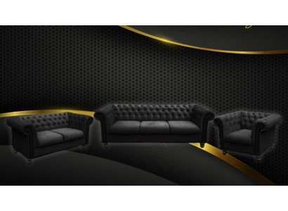 Zestaw sofowy Chesterfield Design Living Room Meble Kanapa 321 miejsca do siedzenia Kanapy Sofy
