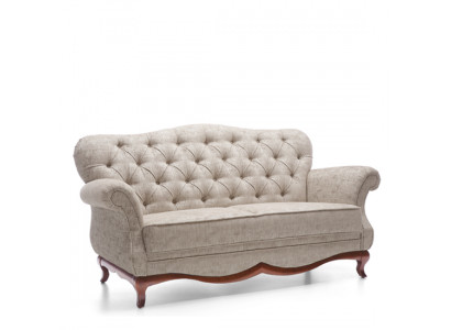 Sofa dwuosobowa Chesterfield Meble do salonu Włókienniczy Poduszka na siedzisko