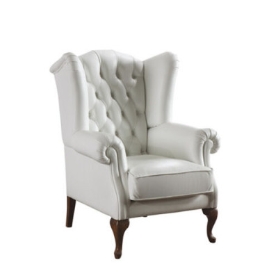 EarsFotel Skóra Sofa Jednoosobowa Chesterfield Sofa Podkładka Meble Nowe