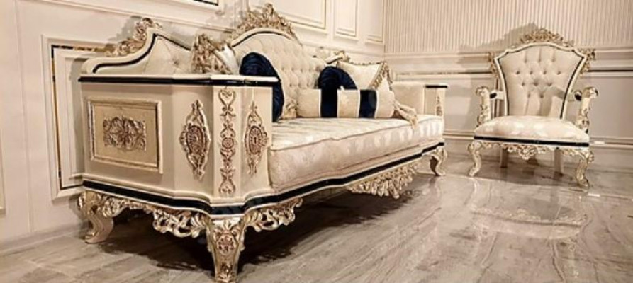Chesterfield Zestaw sofowy zestaw 3+1 luksusowy 2-częściowy. Materiałowa sofa do salonu