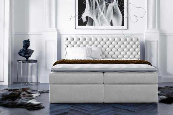 Łóżko skrzyniowe Chesterfield Podwójne łóżko podwójne Łóżko łóżko tapicerowane łóżka 200x200cm