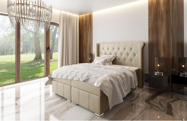 Chesterfield Łóżko + Podstawa łóżka Boxspring łóżka Sypialnia Hotel wszystko Rozmiary !