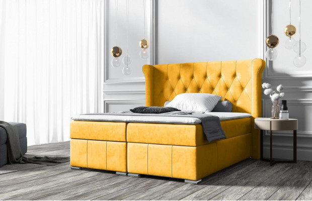 Chesterfield Łóżko + Podstawa łóżka Boxspring łóżka Sypialnia Hotel wszystko Rozmiary !