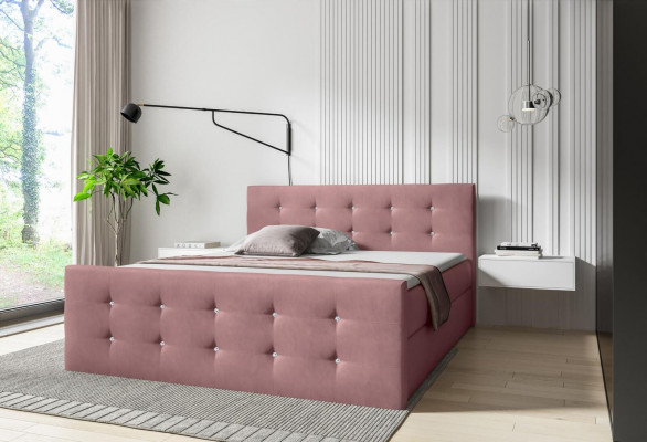 Łóżko skrzyniowe Hotel Meble Łóżko Sypialnia duże 200x200 podwójne