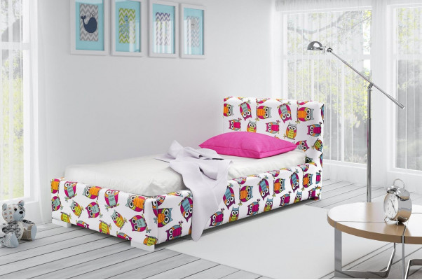 Łóżko młodzieżowe składane Kids Design Nowoczesne łóżko żłobek 90 cm Podstawa łóżka Nowość