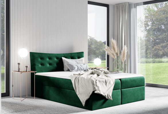 Łóżko Podstawa łóżka z łóżkiem sprężynowym Sypialnia Podkładka design double hotel 180x200