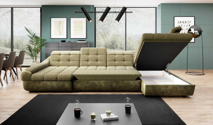 Sofa Couch Podkładka Ustawić Żywy krajobraz Design Narożnikowa kanapa U Shape Sofas Couches