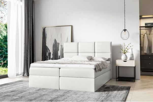 Łóżko tapicerowane łóżko sprężynowe 160x200 designerskie podwójne hotelowe nowoczesne Łóżko łóżka Meble
