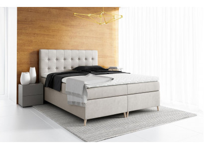 Łóżko tapicerowane Łóżko box spring bed design double hotel nowoczesne łóżka Sypialnia