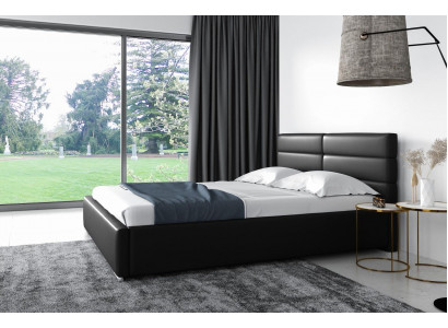 Rama łóżka Drewno Design Double Hotel Modern Łóżko Sypialnia łóżka Łóżko tapicerowane